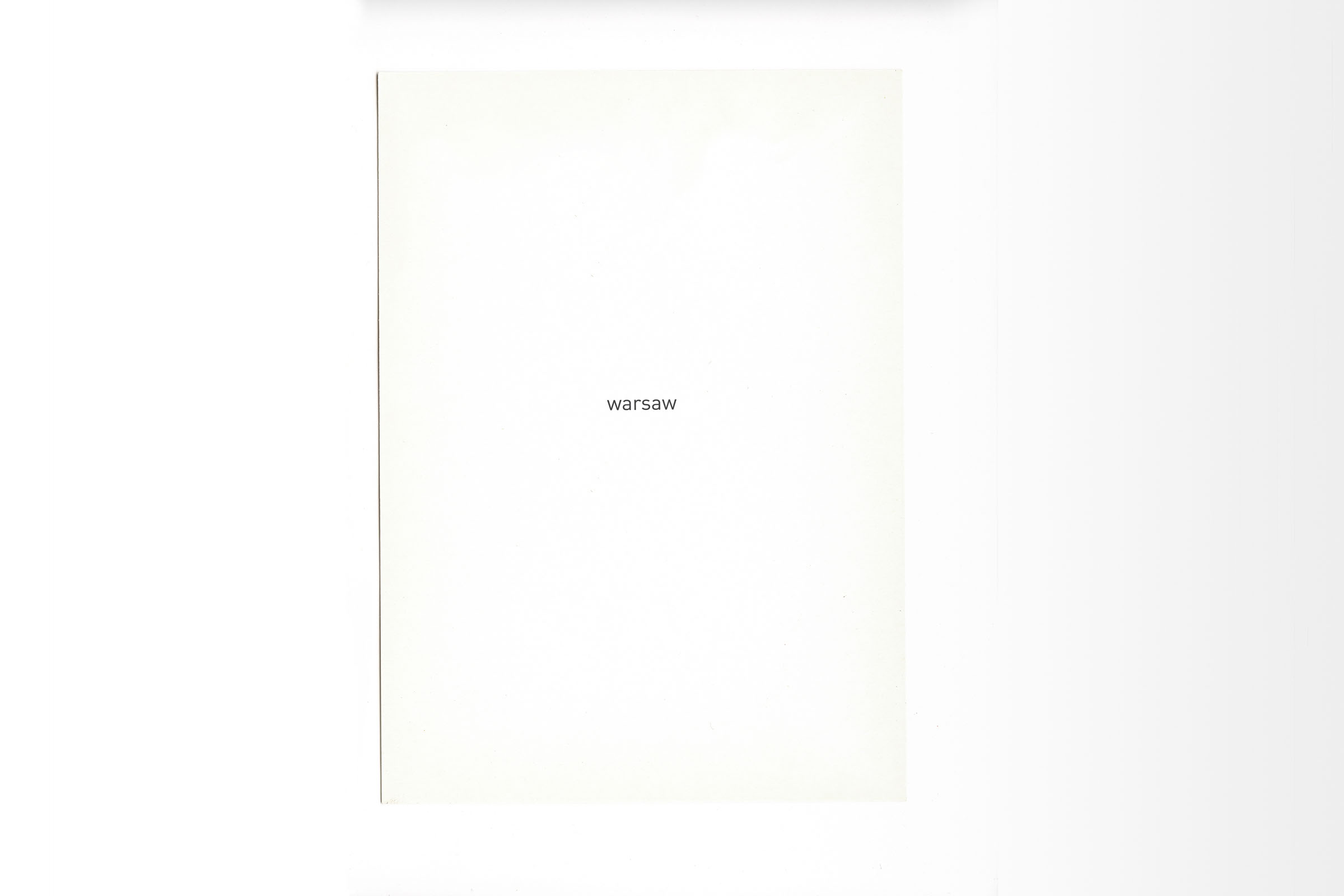WARSAW. TWO PERSON EXHIBITION. GOETHE INSTITUTE, DUBLIN, 2005